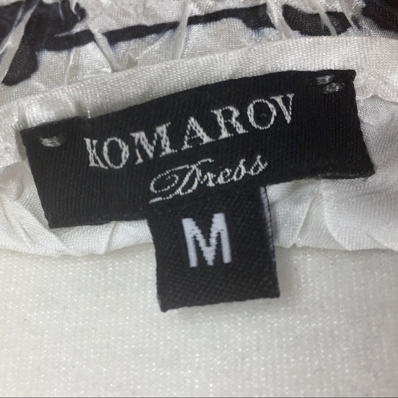 Komarov Scoop Neck Lace Sleeve Floral Midi Dress - Picture 8 of 9